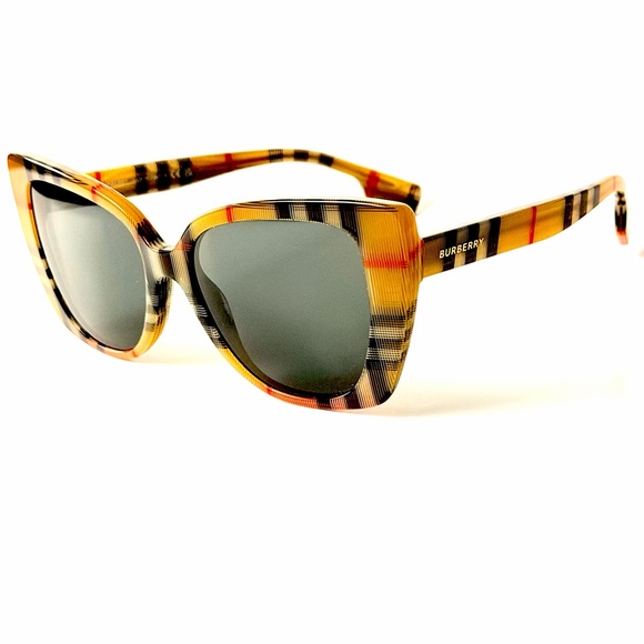 Burberry B 4393 3778/87 Sunglasses Vintage Check New Authentic - Picture 4 of 8